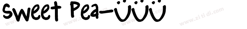 Sweet Pea字体转换